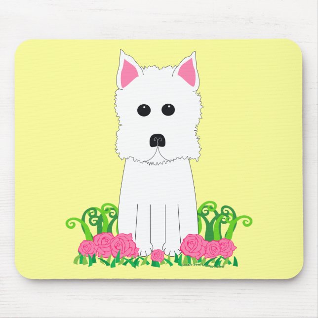 Westie Mouse Pad (Front)