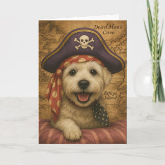 Westie Pirate Card