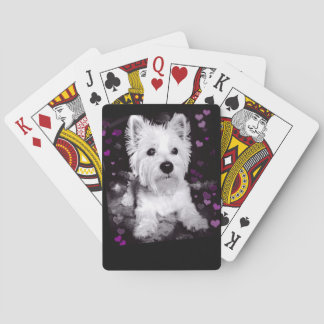 Westie playing cards