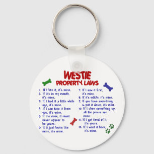 WESTIE Property Laws 2 Key Ring