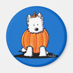 Westie Punkin' Magnet