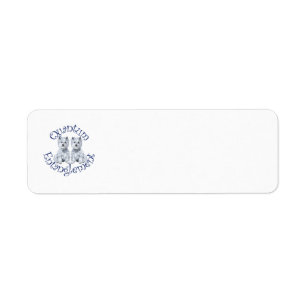 Westie Quantum Entanglement Address Label Return Address Label