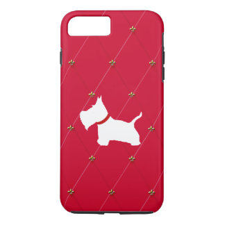 Westie Red Diamonds iPhone 8 Plus/7 Plus Case