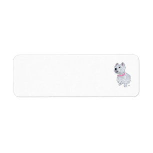 Westie Return Address Label