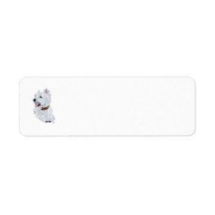Westie Return Address Label