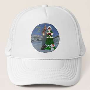 Westie & Scottie Christmas Carols Trucker Hat