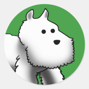 Westie Small Stickers