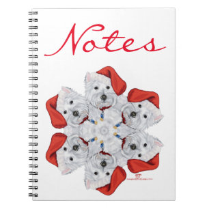 Westie Snowflake Notebook