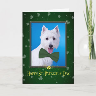 Westie St. Patrick's Day Card