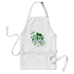 Westie St Patricks Day Standard Apron