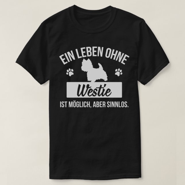 Westie T-Shirt (Design Front)