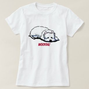 Westie Terrier Woofda Tri-Blend Shirt