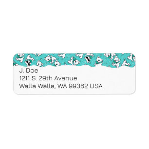 Westie Terriers Return Address Label