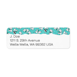 Westie Terriers Return Address Label