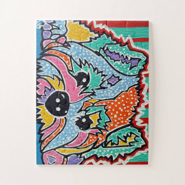 Westie West Highland Dog Puppy Dogs Pet Terrier Jigsaw Puzzle (Vertical)