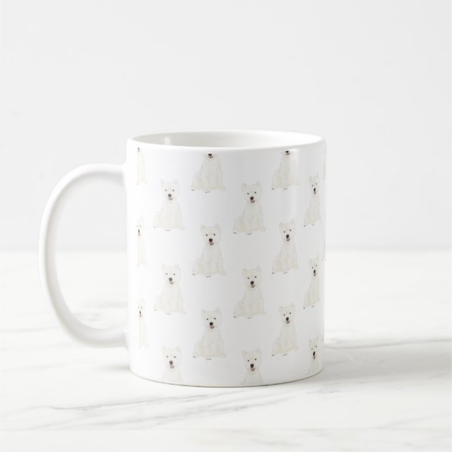 Westie West Highland Terrier Coffee Mug (Left)