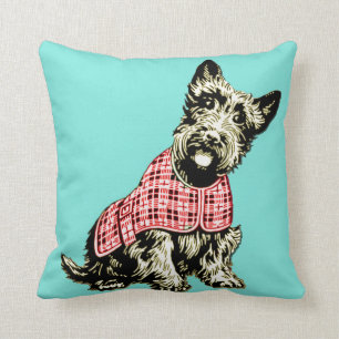 westie west highland terrier dog pillow cushion