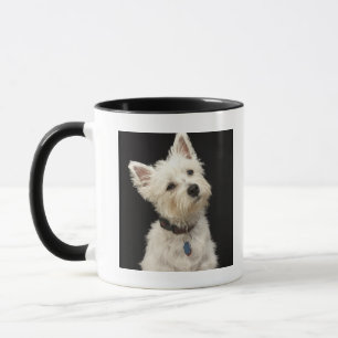 Westie (West Highland terrier) with collar Mug