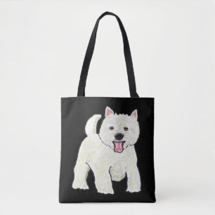 Westie West Highland White Terrier Tote Bag