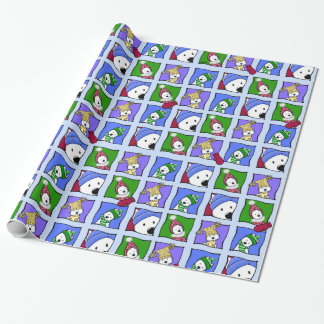 Westie Winter Whimsy Wrapping Paper