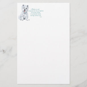 Westie Wisdom - Family Dynamics Stationery