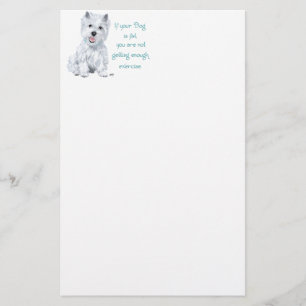 Westie Wisdom - Fat Dog? Stationery