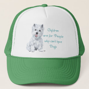 Westie Wisdom - Tongue in Cheek Trucker Hat