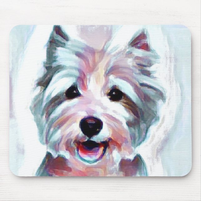 Westie Wonders Mouse Pad (Front)