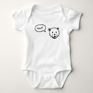 Westie Woof Short Sleeve Bodysuit