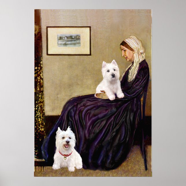Westies 3 and 11 -  Whistlers Mother Poster (Front)