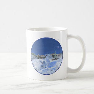 Westies in the Snow Coffee Mug
