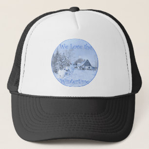 Westies Love the Wintertime Trucker Hat