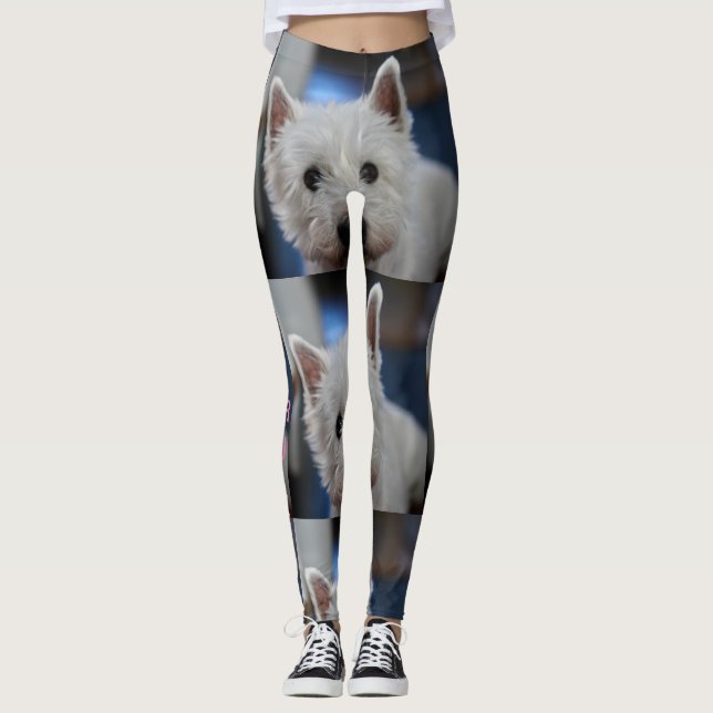 Westies Rule! Leggings (Front)