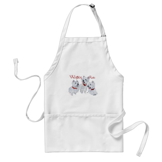 Westies Rule! Standard Apron (Front)