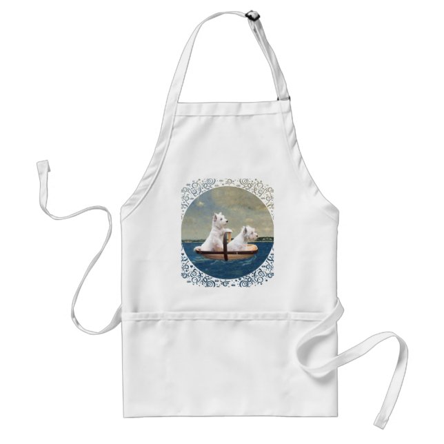 Westies Set Sail Standard Apron (Front)