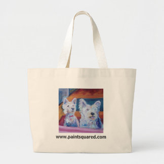 Westies: They're Home! Doggy Tote Bag
