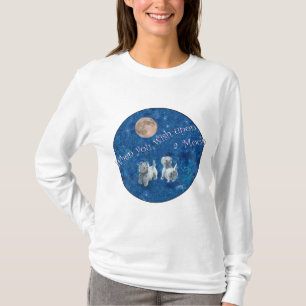 Westies Wishing on the Moon T-Shirt