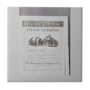 Westinghouse steam turbine ceramic tile