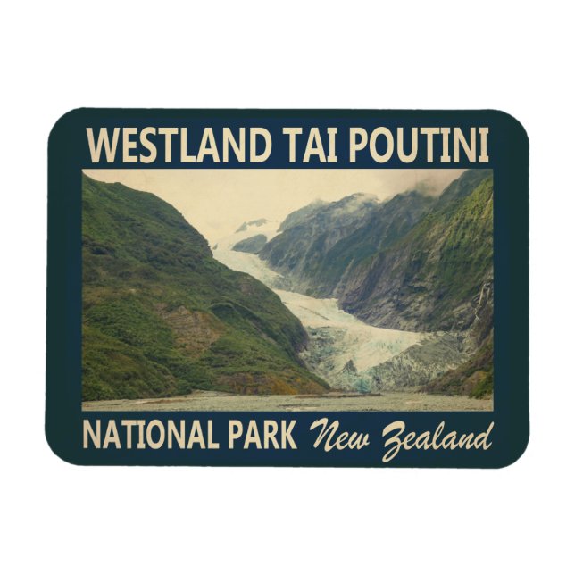 Westland Tai Poutini National Park New Zealand  Magnet (Horizontal)
