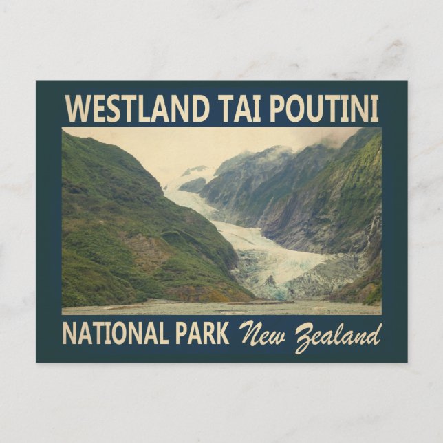 Westland Tai Poutini National Park New Zealand Postcard (Front)