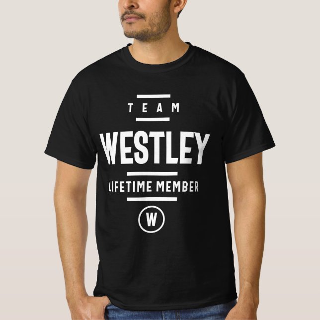 Westley Personalised Name T-Shirt (Front)