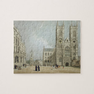 Westminster Abbey and Hospital, from 'London As It Jigsaw Puzzle