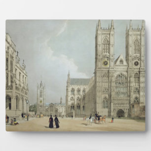 Westminster Abbey and Hospital, from 'London As It Plaque