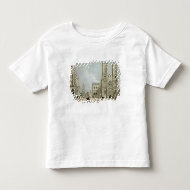 Westminster Abbey and Hospital, from 'London As It Toddler T-Shirt (Front)