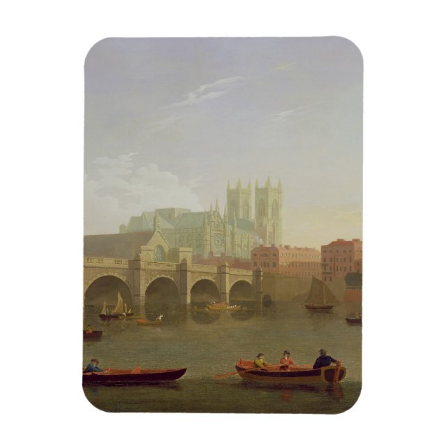 Westminster Abbey and Westminster Bridge Seen from Magnet (Vertical)