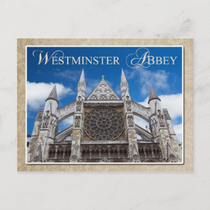 Westminster Abbey, London, England Postcard