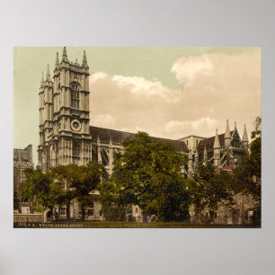 Westminster Abbey, London, England Poster