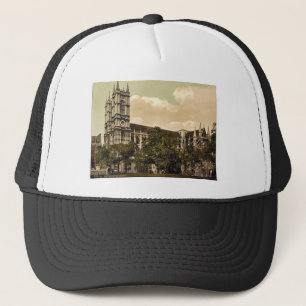Westminster Abbey, London, England rare Photochrom Trucker Hat