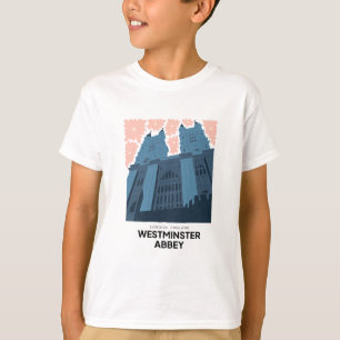 Westminster Abbey London England travel floral T-Shirt