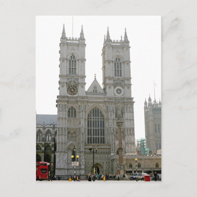 Westminster Abbey, London Postcard (Front)